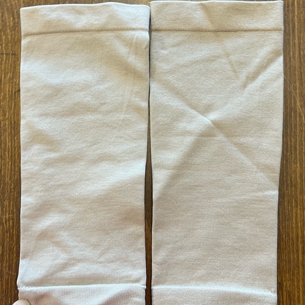 Women’s Beige Footless Compression Leggings - NWOT